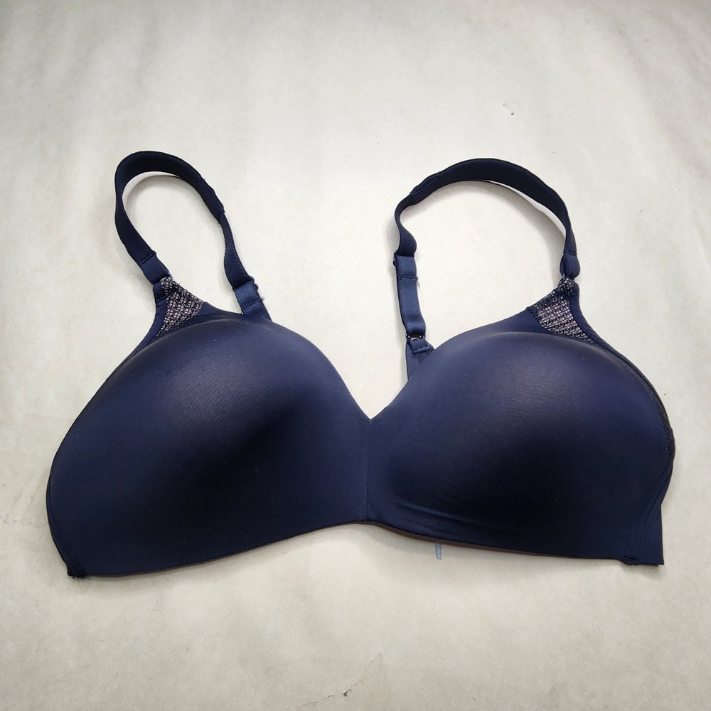 Warners All You Need Wire Free Contour T Shirt Bra Black 34C